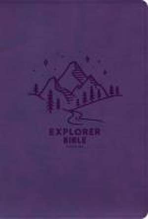 KJV Explorer Bible for Kids, Purple Leathertouch, Indexed de Holman Bible Publishers