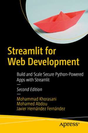 Streamlit for Web Development de Mohammad Khorasani