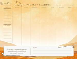 Sadhguru Weekly Planner Notepad de Sadhguru
