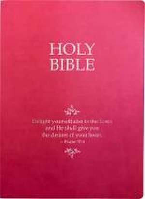 KJV Holy Bible, Delight Yourself in the Lord Life Verse Edition, Large Print, Berry Ultrasoft de Whitaker House