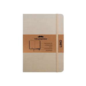 Moustachine Classic Linen Hardcover Light Tan Blank Large de Moustachine