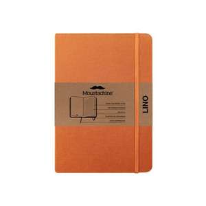 Moustachine Classic Linen Hardcover Ochre Lined Medium de Moustachine