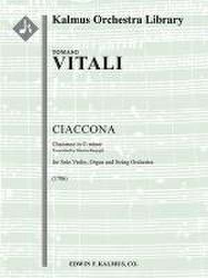 Ciaccona (Chaconne in G Minor) [Attributed] [Transcription] de Tomaso Vitali