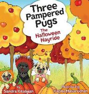 Three Pampered Pugs de Sandra Kitabjian