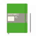 Agendă nedatată Leuchtturm Composition (B5): Fresh Green, pagini albe