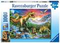 Bei den Dinosauriern. Puzzle 100 Teile XXL