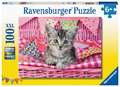 Ravensburger Kinderpuzzle 12985 - Niedliches Kätzchen 100 Teile XXL - Puzzle für Kinder ab 6 Jahren