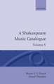 A Shakespeare Music Catalogue: Volume V: Bibliography