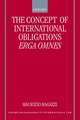 The Concept of International Obligations Erga Omnes