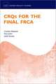 CRQs for the Final FRCA