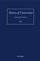 History of Universities, Volume XVIII/2 2003