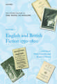 The Oxford History of the Novel in English: Volume 2: English and British Fiction 1750-1820