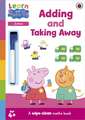 Adding and Taking Away wipe-clean activity book