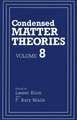 Condensed Matter Theories: Volume 8