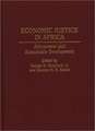 Economic Justice in Africa: Adjustment and Sustainable Development