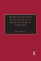 Retention of Title Clauses in Sale of Goods Contracts in Europe