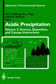 Acidic Precipitation: Sources, Deposition, and Canopy Interactions