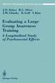 Evaluating a Large Group Awareness Training: A Longitudinal Study of Psychosocial Effects