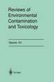 Reviews of Environmental Contamination and Toxicology: Continuation of Residue Reviews