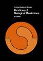 Functions of Biological Membranes