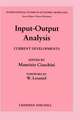 Input-Output Analysis: Current Developments