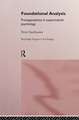 Foundational Analysis: Presuppositions in Experimental Psychology