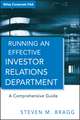 Running an Effective Investor Relations Department – A Comprehensive Guide