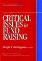 Critical Issues in Fund Raising