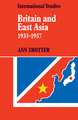 Britain and East Asia 1933–1937