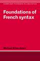 Foundations of French Syntax