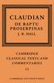 Claudian: De Raptu Proserpinae