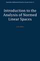 Introduction to the Analysis of Normed Linear Spaces