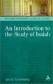 An Introduction to the Study of Isaiah