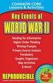 Key Events of World War II Common Core Lessons & Activities