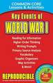 Key Events of World War I - Common Core Lessons & Activities