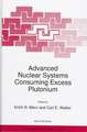 Advanced Nuclear Systems Consuming Excess Plutonium