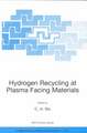 Hydrogen Recycling at Plasma Facing Materials