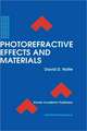 Photorefractive Effects and Materials