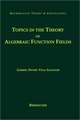 Topics in the Theory of Algebraic Function Fields