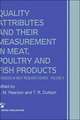 Quality Attributes and Their Measurement in Meat, Poultry and Fish Products