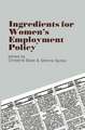 Ingredients for Women's Employment Policy