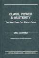 Class, Power and Austerity: The New York City Fiscal Crisis