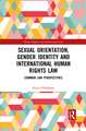 Sexual Orientation, Gender Identity and International Human Rights Law: Common Law Perspectives