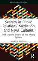 Secrecy in Public Relations, Mediation and News Cultures: The Shadow World of the Media Sphere