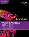 GCSE Mathematics for OCR Foundation Homework Book