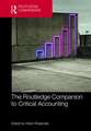 The Routledge Companion to Critical Accounting