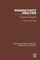 Productivity Analysis: An Empirical Investigation