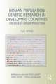 Human Population Genetic Research in Developing Countries: The Issue of Group Protection