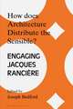 How Does Architecture Distribute the Sensible?