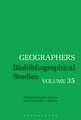 Geographers: Biobibliographical Studies, Volume 35